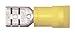 Quick Cable 163448-1000 Premium Nylon Female Disconnect Double Crimp, 0.250" Stud/Tab Size, 12-10 Wire Gauge, Color, 600V Rating, Copper, Yellow (Pack of 1000)