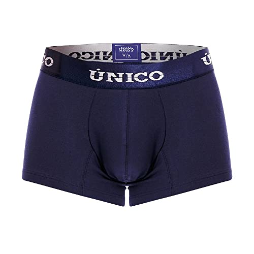 Mundo Unico Men Trunks | Microfiber (US, Alpha, X-Large, Regular, Regular, Dark Blue)