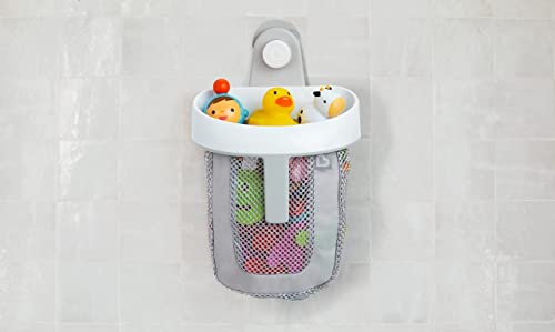 Munchkin® Super Scoop™ Hanging Bath Toy Storage With Quick Drying Mesh, Grey #TOP3