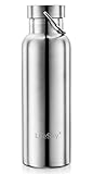 LifeSky Stainless Steel Water Bottle, Double Wall Vacuum Insulated Leak Proof Sports Bottle, Keep...