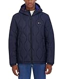 HFX Men's Onion Quilt Water Resistant Jacket, Marine Navy