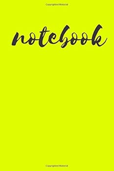 Paperback Lime Notebook: Simple Journal, Notebook, Diary (100 Pages, Blank, 6 x 9, approx. A5) Book