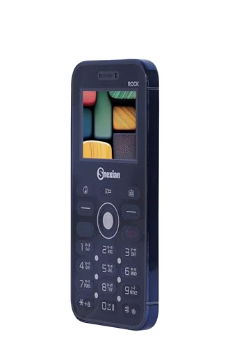 Image of Snexian All-New Rock 15 Slim Design Dual Sim |Keypad Mobile| with 2.4 inch Display |Support 15Pro Case|Music Light|Glass Back Panel|BT Dialer|Voice Changer|Long Lasting Battery|Camera|Feature Phone| Blue