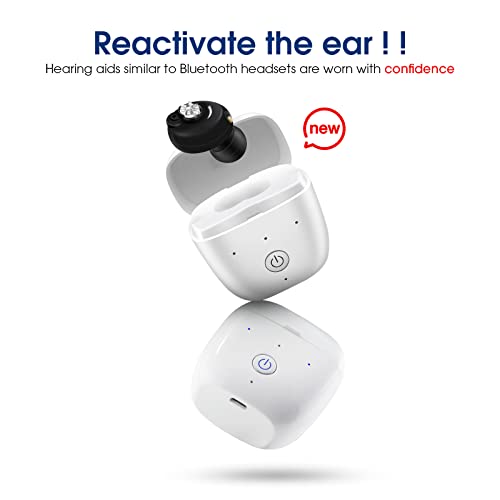 Britzgo Rechargeable Hearing Aids For Seniors & Adults,1 Week Backup Power, Noise Cancelling,Used For People With Hearing Loss In Only One Ear (Black) #TOP1