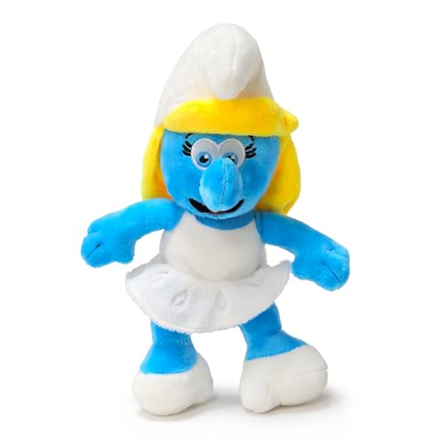 Peluche Schtroumpfette 20 cm PMS 16002464-1 doudou bleu