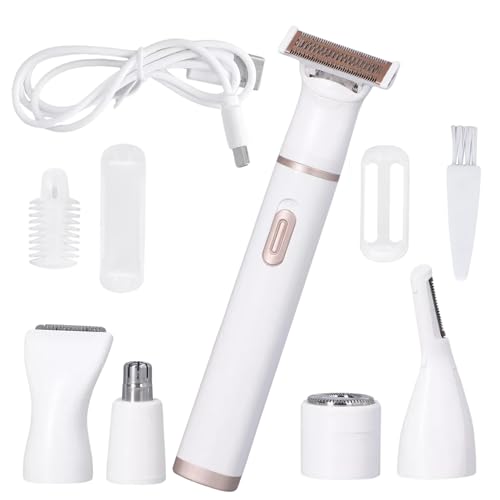 RÜH Maquina Depiladora Mujer - Maquina Rasuradora Waterproof, Depiladora Zona Intima para Mujer, Removedor de Vello Corporal, Depiladora Electrica Recargable,...
