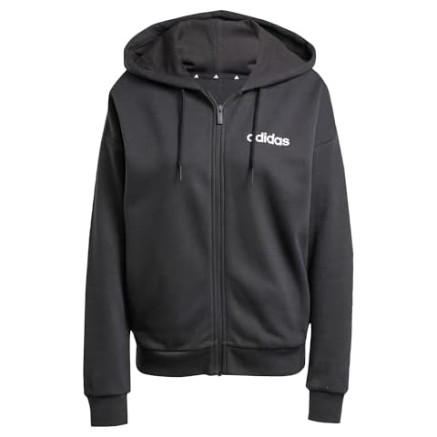 adidas Women's Essentials Linear Full Zip Hoodie Cover