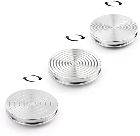 TOMAZON Kinetic Desk Spinning Toy, Stainless Steel Rotating Motion Coin, Optical Illusion Spinning Top for Office Anxiety Stress Relief, Portable ADHD Little Fidget Toys Gift for Adults & Kids(3 Pack) thumbnail