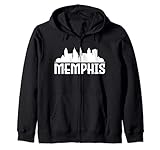 memphis skyline tennessee souvenir regalo felpa con cappuccio