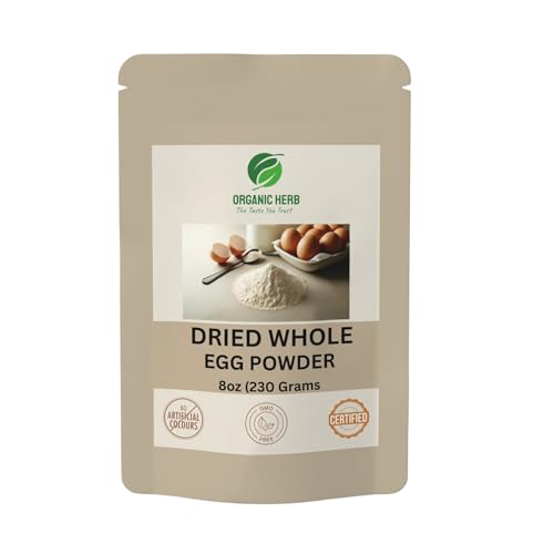Organic Herb Whole Egg Powder 1/2 lb, 100% Gluten-Free, Great