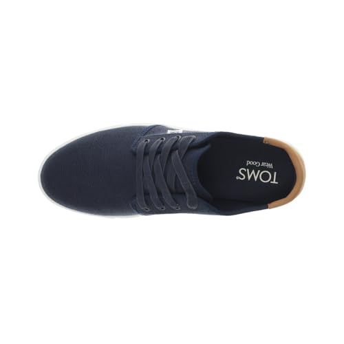 TOMS Mens Carlo 2.0 Lace Up Sneakers Shoes Casual - Blue4