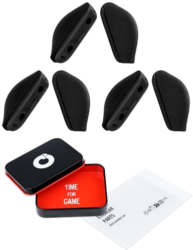 Image of 3 Pairs Ultra Soft Silicone Eyeglass Nose Pads for Oakley Crosslink /Badman OO6020 /Valve New 2014 /Turbine /Cohort OO9301 /Fives Squared, Push-in Anti-Slip Glasses Nose Piece Replacement Kit Black