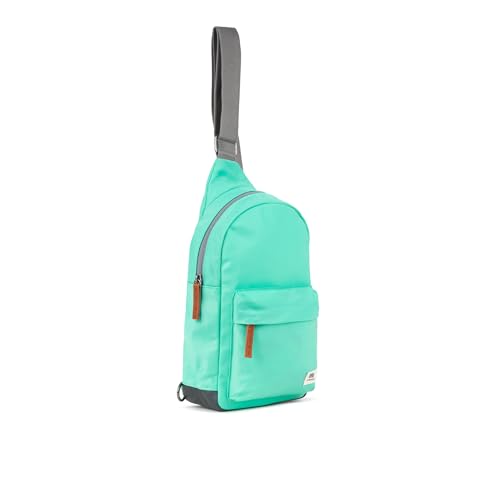 Image of ORI LONDON Crossbody Bag - Large Nylon Travel Sling Bag for Women & Men with Chunky Zippers - The Willesden (Capri)