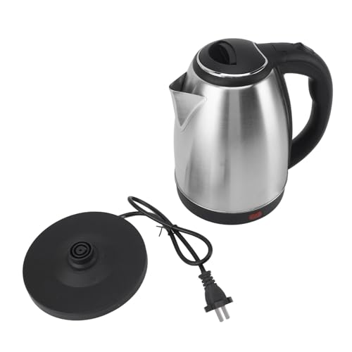 Jeffergarden Stainless Steel Electric Kettle, 2L Fast Boiling Tea Kettle Auto Shut Off Hot Water Boiler for Home Office Travel