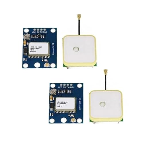 GY-NEO6MV2 - Módulo de control de vuelo GPS (2 unidades, 3 V-5 V, con antena de cerámica superfuerte para Arduino EEPROM APM 2.5) | Ya disponible en tu tienda friki favorita! En mundofriki.es!