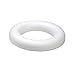Price comparison product image Craftmill Half Rounded Polystyrene Rings / Wreaths 25cm (250mm) - Box of (8) by Smithers Oasis