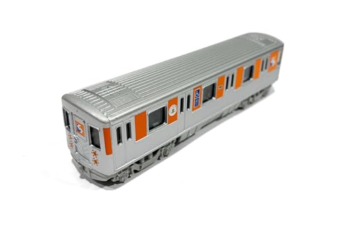 Modelo a escala 7" Septa Metro Subway color gris miniatura 5