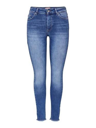 Only Femme Onlroyal High Waist Skinny Jeans, Medium Blue Denim, L 32L EU