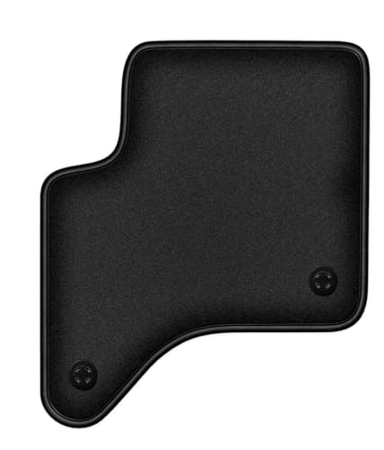 Tapis conducteur Fiat 600 Hybride anti-glissement velours noir