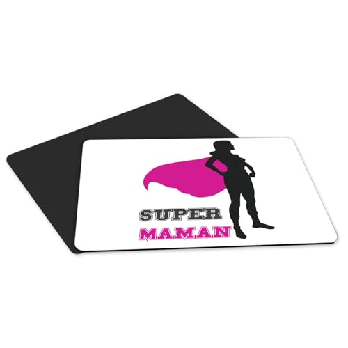 Set de table Super Maman en caoutchouc résistant aux finitions soignées