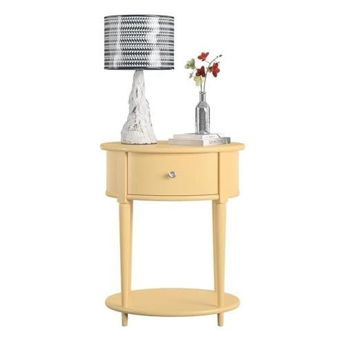 Ameriwood Home 9966814COM Aurora End Table, Pale Yellow thumb #5