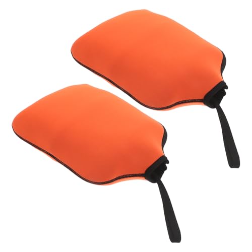 UKCOCO 2Pcs Paddle Covers Neoprene Paddle Sleeve Bags for Standard Rackets Zippered Storage Protection Durable and Lightweight Design