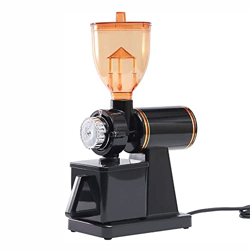 QXWJ Electric Burr Coffee Grinder, Adjustable Burr Mill with 16 Precise Grind Setting, French Grind Coffee Bean Grinder for Spices and Seeds-Black