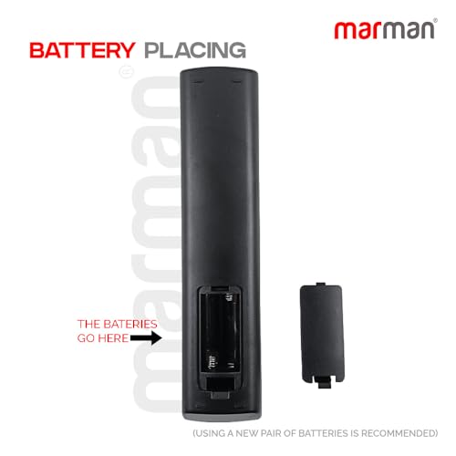 Image of marman Compatible with Blaupunkt Smart TV Remote Control Suitable for LED Tv Non Voice Command No Bluetooth Connection - Match Exactly with Key by Key of Your Existing Model !