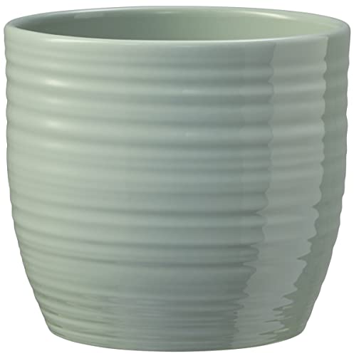 Soendgen Keramik Blumentopf, Bergamo Pure, gletscherblau glänzend, 24 x 24 x 23 cm, 0252/0024/2613 Cover