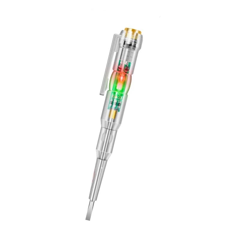 Image of Pekos Multifunction AC 12-250V DC Voltage Tester | Non-Contact Electrical Pen | Circuit Detector | Voltage Sensitivity Indicator with Screwdriver for Home, Industrial, and Automotive Use (1 Psc)