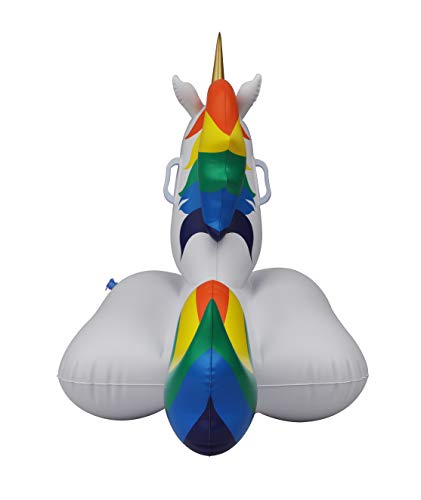 Jet Creations Inflatable Unicorn Tube Pool Floatie Ridable Blow Up Summer Beach Swimming Pool Party Lounge Raft Decorations Toys Kids Adults 49 Inch Fun-Unicornm #TOP1