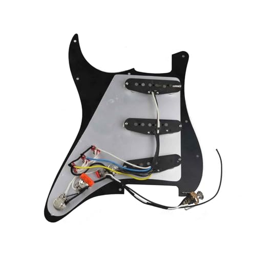 Kit pickguard pré-câblé 7 voies micros simple bobinage pour changer de son - 2