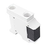 Emiif Boot für Kotflügelaufhänger mit Schnellanschluss und Entriegelung für Standardschienen und Stollen, Schwarz (Weiß)