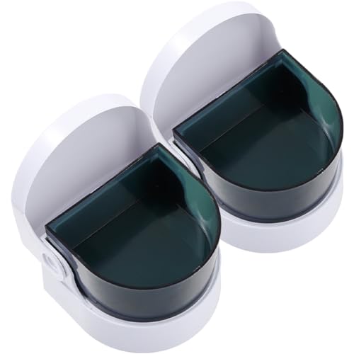 Happyyami 2 piezas Limpiador Ultrasónico de Joyas Mini Máquina de Limpieza de Joyas Sónica para Collares Pendientes Anillos y Dentaduras Alta Portátil y