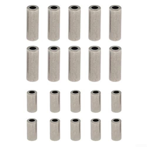Copper Fishing Line Crimp Sleeves 20pcs Strong Hold