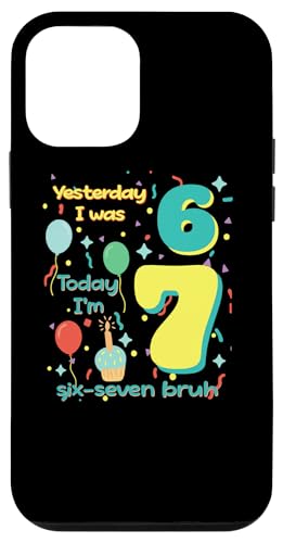 ̂6 傤7 Six Seven Bruh ~[ TVc o[Xf[ Gen Z Alpha X}zP[X iPhone 12 mini p