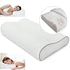 Cervical spine pillow for neck pain, shoulder pain – Orthopaedic memory foam support for side and back sleepers – Doctor…