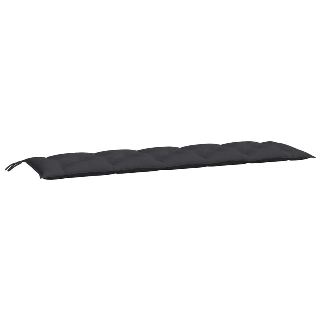 LAPOOH 361723 - Cuscini da giardino in tessuto Oxford nero 180 x 50 x 7 cm, cuscini per esterni da giardino, cuscini per pallet, cuscini esterni, cuscini per divano esterno, cuscini per pavimento
