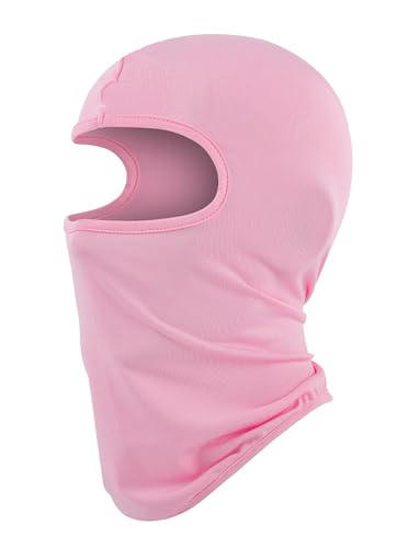Image of Kids Lightweight Balaclava Face Mask - Boys Girls Sun Protection Windproof Full Face Head Mask for Skiing Cycling