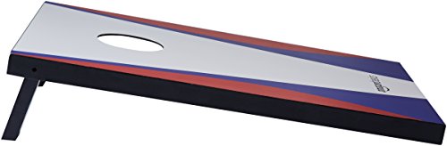Amazon Basics Cornhole Carrying Case Set with 2 Boards, 8 Bean Bags, and Travel Case, Blue/Red