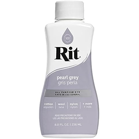 Rit Multi Purpose Dye Liquid, Pearl Grey, 236 ml (Pack of 1) Cover