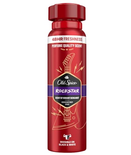 Old Spice Deo Rockstar, 0% Aluminium, 150 ml, For Men, Pack of 6