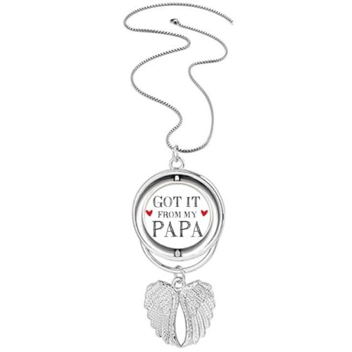 Collier ailes d'ange enfant l'amour d'un père gravé dans un bijou tendre