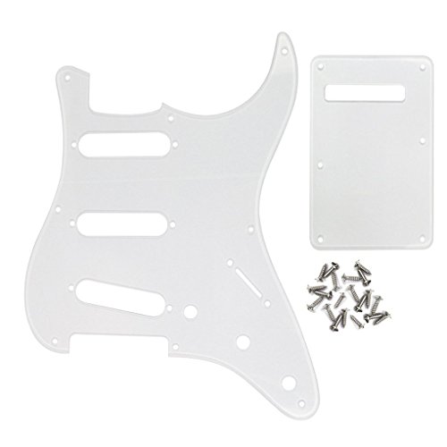 IKN Pickguard SSS Style et Strat Backplate Set avec vis pour Fender USA/Mexico Made Standard Strat Style Guitar… - Les Beatles, Paul McCartney, John Lennon, RIngo Starr, George Harrison IKN Pickguard SSS Style et Strat Backplate Set avec vis pour Fender USA/Mexico Made Standard Strat Style Guitar…