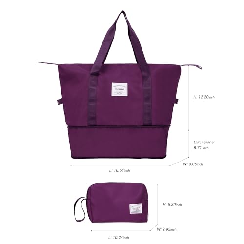 Luggage Set Of 5 Pieces, Hard PC Luggage Set With TSA Lock, Lightweight Rolling Luggage For Men and Women, Wine Red4