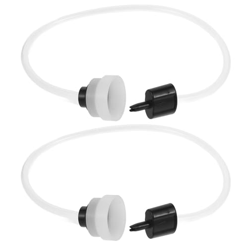 SHINEOFI Adaptador de Repuesto para Envasadora al Vacío 2 Piezas Tubo Flexible para Sellado de Alimentos Manguera Accesoria para Máquina de Vacío en Cocina Recambio Compatible