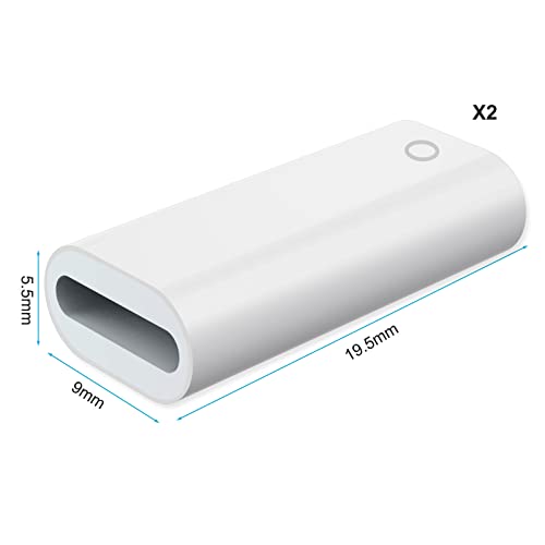 flintronic 2 Pcs Charging Adapter Connector Compatible with Apple Pencil 1st Generation - Image 2