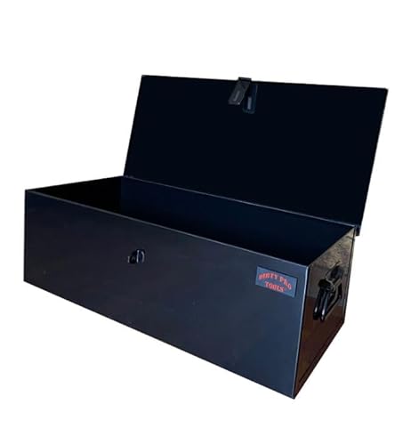 Job Site Tool Box Steel Metal Van Tool Chest Truck Garage Vault Site Security Chest Outdoor