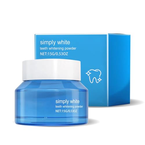Teeth Whitening Deluxe Powder, Stain Removal, No Sensitivity, Mint Flavor - 1PCS