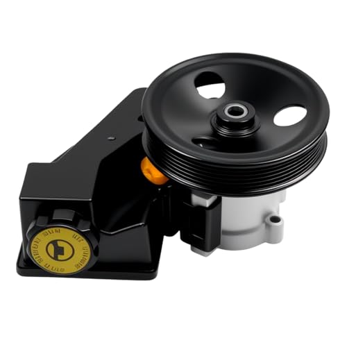 QBselecar Power Steering Pump with Pulley Reservoir compatible with Jeep Grand Cherokee 1999-2004 Power Assist Pump Assembly replace 20-61607 5080551AB